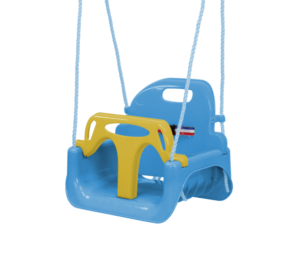 Aga4Kids Dětská houpačka s ohrádkou Modrá