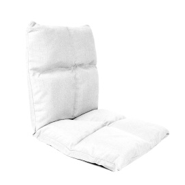 Aga Polohovací křeslo na podlahu 52x55x55 cm Bílé