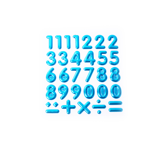Aga4Kids Samolepící čísla DS8109MC