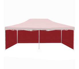 Aga Bočnice k prodejnímu stánku 3x6m Vínová