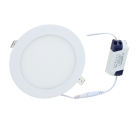 LED panel KRUHOVÝ vestavný BRGD0102 - 170x170x17mm - 12W - 230V - 860Lm - teplá bílá