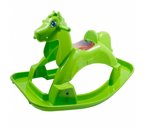 Doloni Plastový houpací koník Zelený