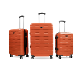 Aga Travel Sada cestovních kufrů MR4658 Hnědá