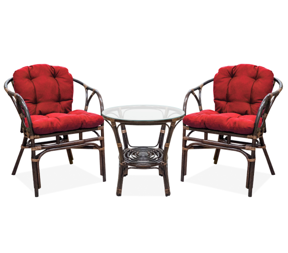 Aga Ratanová sestava SITA Tmavě hnědá/Červená