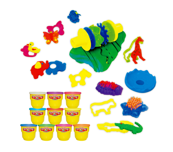 Aga4Kids Plastelína 10 ks + příslušenství