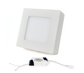 LED panel čtvercový BRGD0125 - 120x120x20mm - 6W - 230V - 390Lm - studená bílá