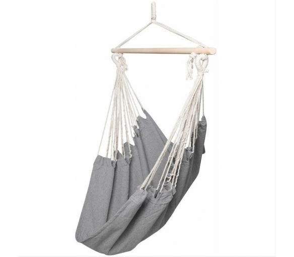 Linder Exclusiv Závěsné houpací křeslo Šedé