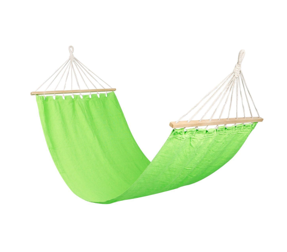 Linder Exclusiv Houpací síť 200x150 cm Světle zelená 2DAZ099