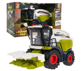 Dětský interaktivní kombajn 3+ Kombajn + podavač obilí + zvuky Světla + pohyblivé části