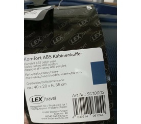 Linder Exclusiv Sada cestovních kufrů CZ208 Modrá