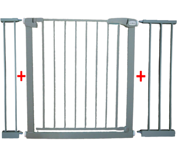 BRANKA ZABEZPEČUJÍCÍ S3 ŠEDÁ na schody, dveře 79-115 cm rozpěrná ochranná