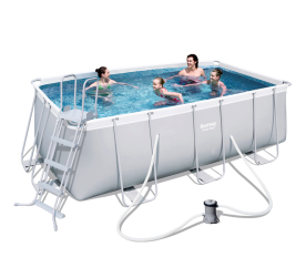 Bestway Power Steel Frame 4,12 x 2,01 x 1,22 m 56456 + Kartušová filtrace