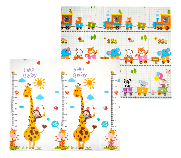 Aga4Kids Dětská skládací pěnová podložka 200x180 cm MR133