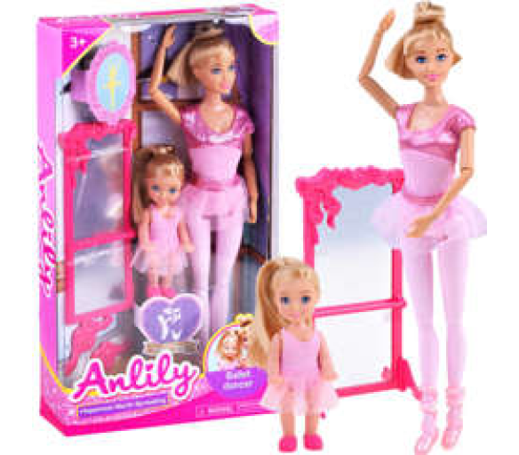 Panenka Anlily baletka s příslušenstvím 2DZ001