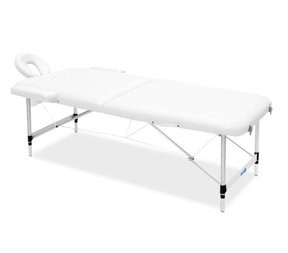 Aga Hliníkové masážní lehátko MR7150 Bílé