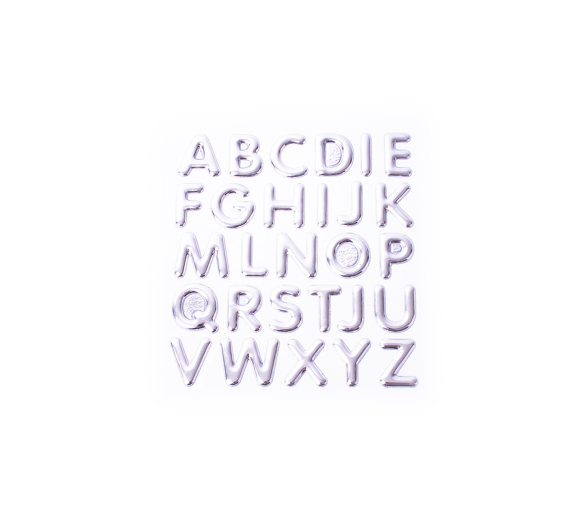 Aga4Kids Samolepící písmena DS8109SP