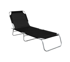 Linder Exclusiv Zahradní polohovací lehátko Černé 6DAZ630 - II. JAKOST