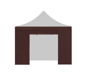 Aga Bočnice s dveřmi PARTY 3x3 m Brown