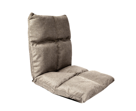 Aga Polohovací křeslo na podlahu 52x55x55 cm Hnědé