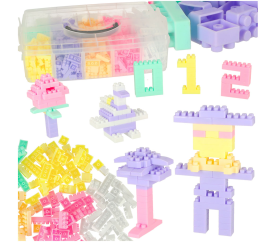 Aga Kostky pro děti 580ks pastelové