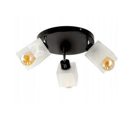 LED stropní svítidlo - 3xE27 KOSTKA BÍLÁ