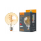 LED žárovka AMBER filament - E27 - 4W - G95 - stmívatelná - teplá bílá