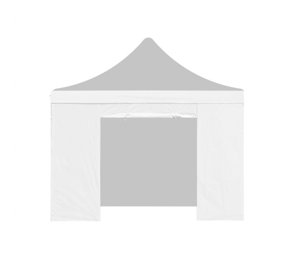 Aga Bočnice s dveřmi POP UP 3x3 m White