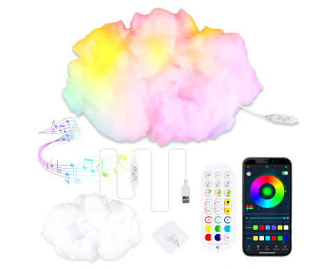 Aga Bouřkový mrak s RGB LED osvětlením