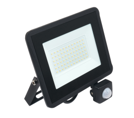 LED reflektor IVO s čidlem PIR - 50W - IP65 - 4250Lm - teplá bílá - 3000K