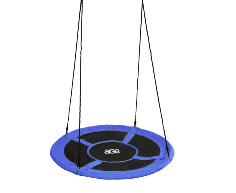 Aga Závěsný houpací kruh 120 cm Modrý
