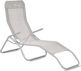 Aga Zahradní lehátko SIESTA Béžové