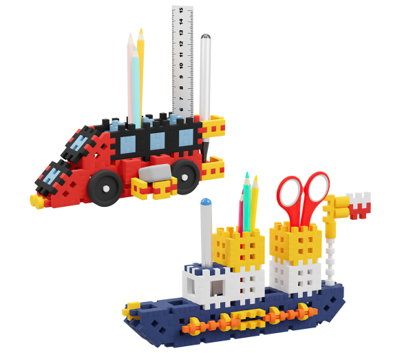 Marioinex MINI WAFFLE Organizéry na stůl vozidla 140 ks