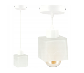 LED stropní svítidlo - 1xE27 - GLASS CUBE