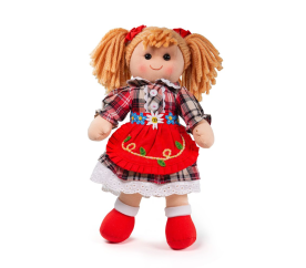 Bigjigs Toys Látková panenka Mandie 34 cm 2DZ166 - II. JAKOST