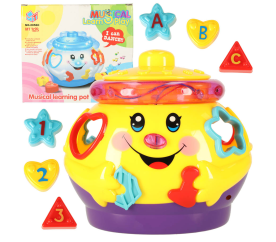 Aga Hrající interaktivní hrnec Žlutý