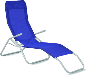 Aga Zahradní lehátko SIESTA Tmavě modré 2DAZ494 - II. JAKOST