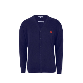 U.S. Polo ASSN. Kardigan V-Neck Navy