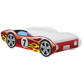 Wooden Toys Dětská postel Corvette 140x70 cm Red