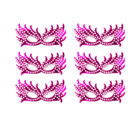 Aga4Kids Dětské škrabošky DS941P 6ks