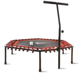 Aga FITNESS Trampolína 130 cm Červená + madlo