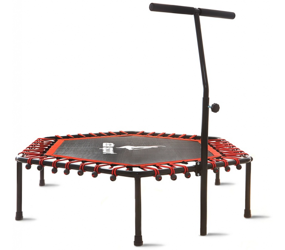 Aga FITNESS Trampolína 130 cm Červená + madlo