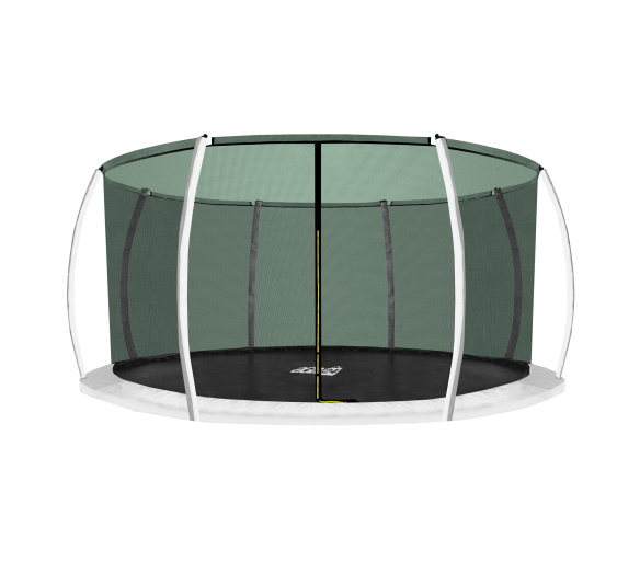 Aga Vnitřní ochranná síť 366 cm na 8 tyčí Tmavě zelená (kruh)