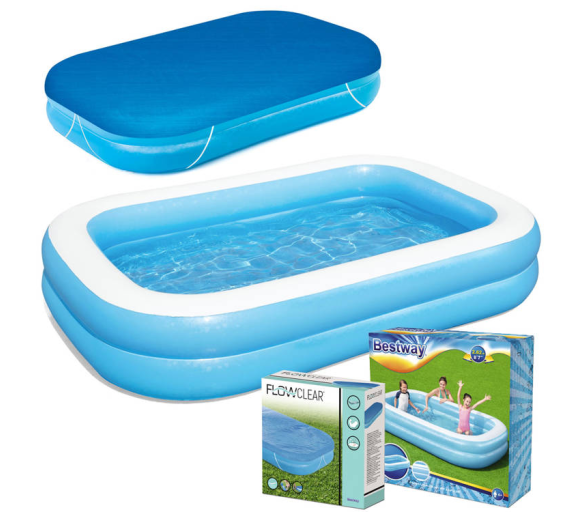 Bestway Nafukovací bazén 54006 262x175x51 cm + Krycí plachta