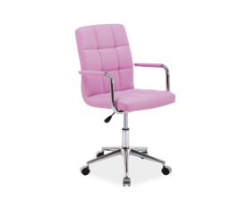 Signal Kancelářská židle Q-022 Růžová