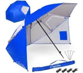 Plážový slunečník Korcula Para Sole UPF 50+ na pláž do zahrady SP0784 univerzální