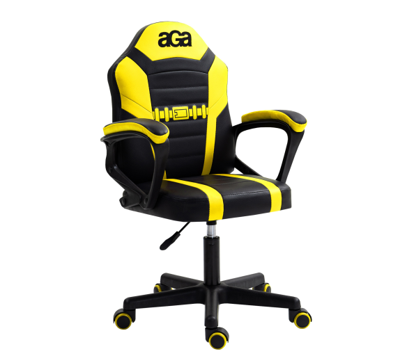 Aga Herní židle Žlutá  2DAZ711 - II.JAKOST