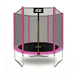 Aga SPORT TOP Trampolína 180 cm Růžová + ochranná síť