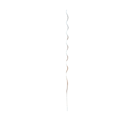 Linder Exclusiv Spirálová tyč na rajčata 180 cm - rezavé