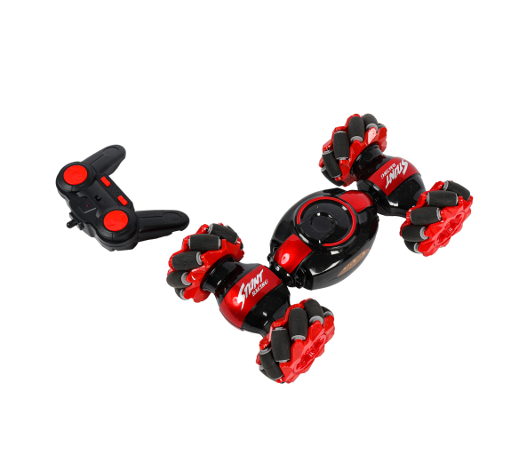 Aga4Kids RC Kaskadérské auto ovládané pohybem ruky Červené - 6DZ037 - 2. JAKOST