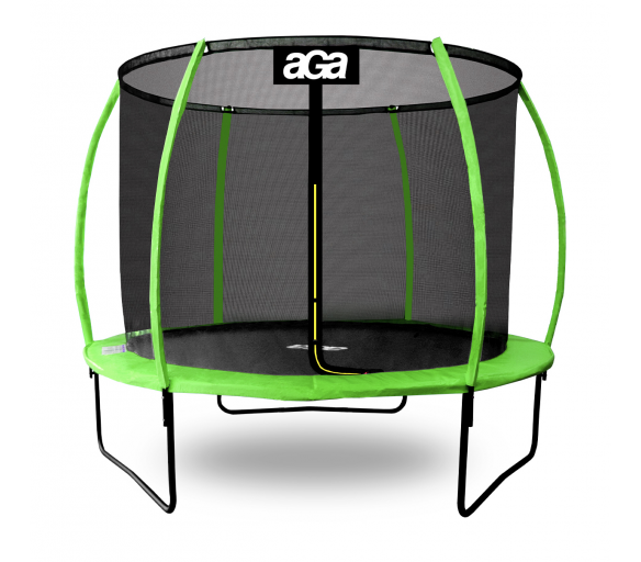 Aga SPORT EXCLUSIVE Trampolína 180 cm Světle zelená + ochranná síť
